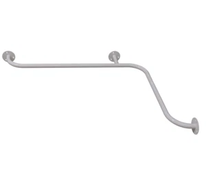 Badewannengriff Griff Handlauf für Menschen mit Behinderung weiß ⌀25 mm - Bild 1 von 10