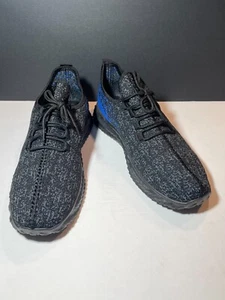 Running Shoes Sneakers Casual Men's Outdoor Athletic Jogging Dark Grey/Navy - Picture 1 of 5