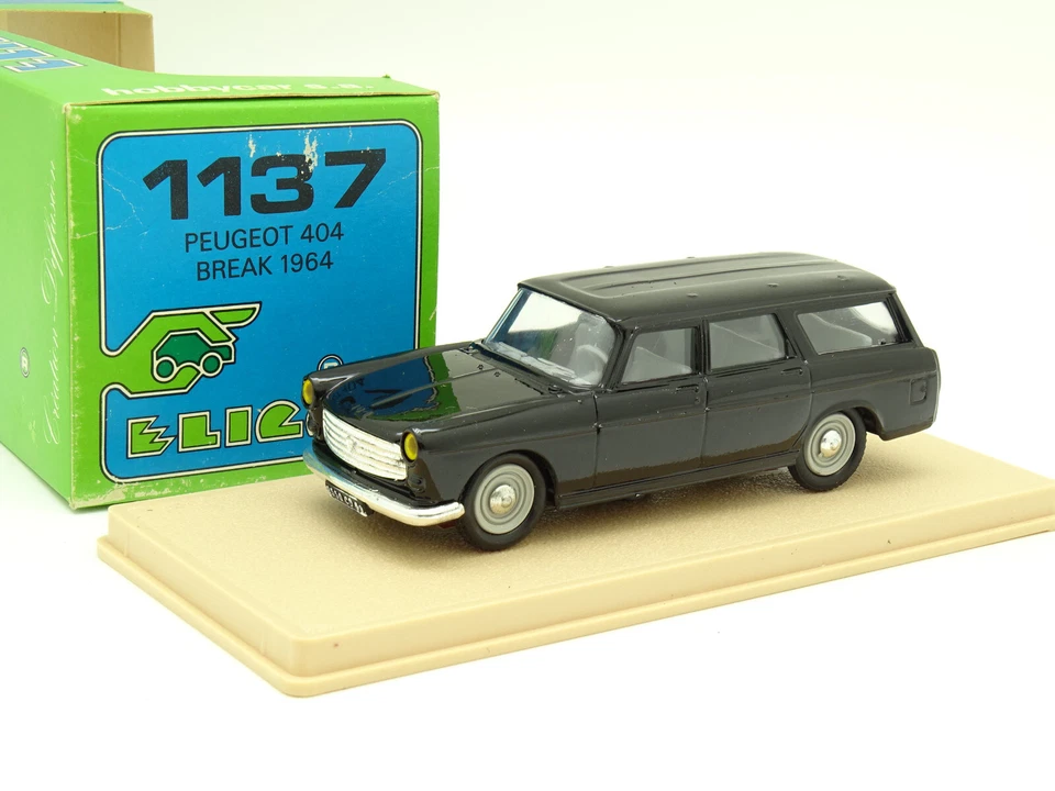 Eligor 1/43 - Peugeot 404 Break Nera 1964 1137 - Immagine 1 di 1