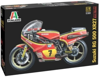 Italeri 1/9 Suzuki RG 500 XR27 (Team Heron Barry Sheene) 1978 #4644📌USA📌Sealed - Image 1 of 2