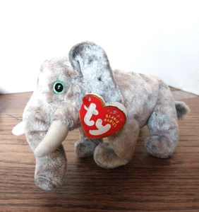 TY Beanie Baby Pounds The Elephant 2002 Retired With Tags - Bild 1 von 2