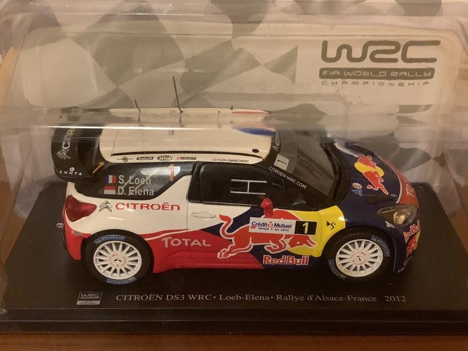 WRC COLLECTION 1:24 Citroën DS3 WRC Rallye d’Alsace-France 2012 NUOVO - Immagine 1 di 1