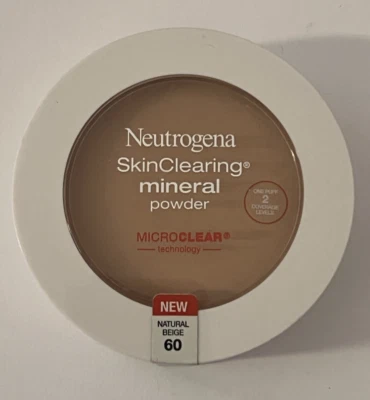 Neutrogena SkinClearing Mineral Powder MicroClear Technology, 60 Natural Beige - Image 1 of 2
