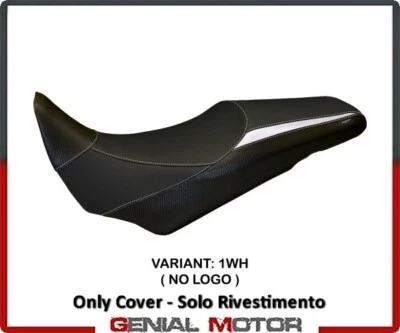 Rivestimento sella Palermo Bianco(WH)T.I..per SUZUKI V-STROM 1000 2014 > 2019 Foto 1 de 2