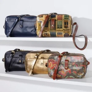 Patricia Nash Alessa Leder Umhängetasche Handtasche Tasche - Farbe wählbar - Bild 1 von 14