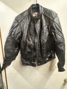 Original Harley Davidson Vented Padded Armor Lederjacke Innenfutter Gr. L - Bild 1 von 7