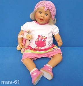 SYBILLE SAUER 2008 KÜNSTLERPUPPE PUPPE 55 CM DOLL LIMITIERT 02/200 TEAM CREATIF - Bild 1 von 6