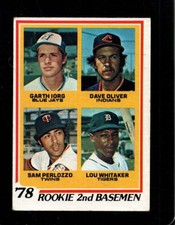 1978 TOPPS #704 GARTH IORG/DAVE OLIVER/PERLOZZO/LOU WHITAKER VGEX (RC)  *X92409