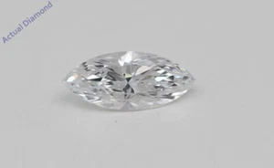 Loser Diamant im Marquise-Schliff (0,34 ct, e Farbe, vs1 Reinheit) GIA-zertifiziert - Bild 1 von 4