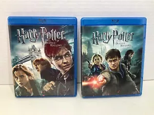 Harry Potter & The Deathly Hallows Parts 1 & 2 Blu-Ray DVD special features 2011 - Picture 1 of 9