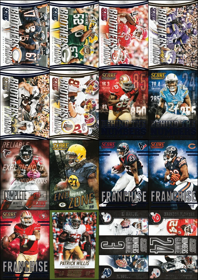2014 Score Football INSERT CARDS Pick Your Player(s) See Description - Image 1 of 1