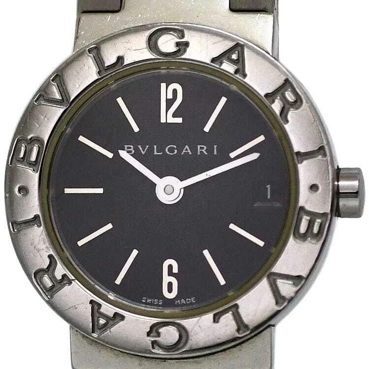 Bvlgari watch Bvlgari Bulgari f-21814 Black Silver BB23SS Good Condition Ladies - Image 1 of 4