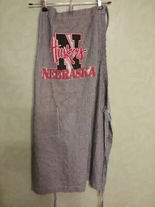 Nebraska Huskers Apron Pinstripe Pocket on Front Cooking/Grilling Adult - Picture 1 of 5