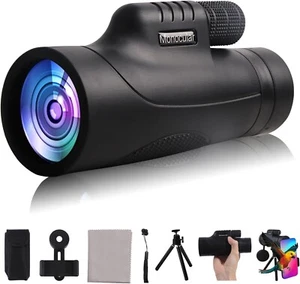 Monocular Telescope 40x60 High Powered Monocular for Adults Monocular for Smartp - Picture 1 of 7