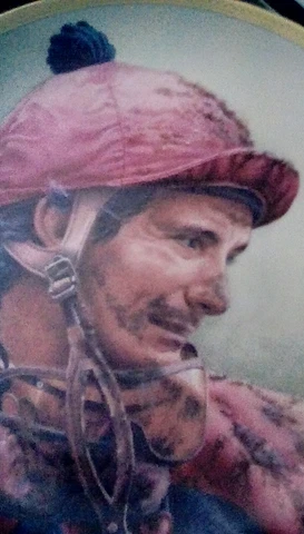 “The Shoe 8,000 Wins”Plate  Bill Shoemaker Horse Racing Artist Fred Stone Cover