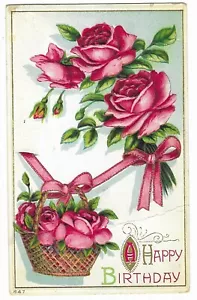Cartolina d'epoca "Buon Compleanno" - Foto 1 di 2