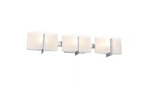 Vanity Light - Chrome, 6393-77 , Minka Lavery , Clarte 3 Light Bathroom 27 IN - Picture 1 of 6