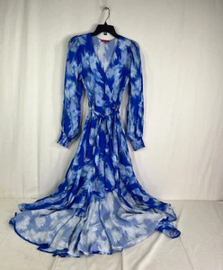 NWOT Flying Tomato Women's Blue "Let me see" Woven Maxi Dress - Size S - Picture 1 of 4