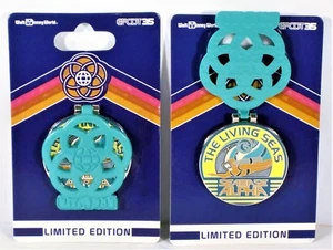 Pin con bisagras Disney Epcot 35 aniversario cuenta regresiva The Living Seas LE 3000 NUEVO - Imagen 1 de 1