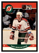 1990 Pro Set #623 DAVE MARCINYSHYN RC New Jersey Devils ~E6F