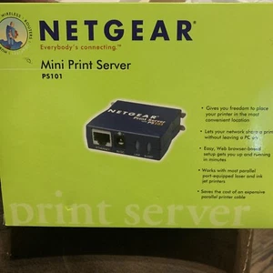 NETGEAR PS101 Mini Print Server - Picture 1 of 6