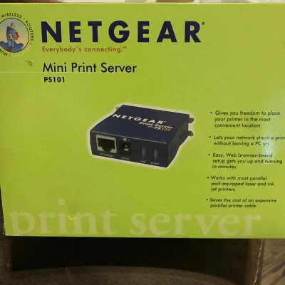 NETGEAR PS101 Mini Print Server - Image 1 of 4