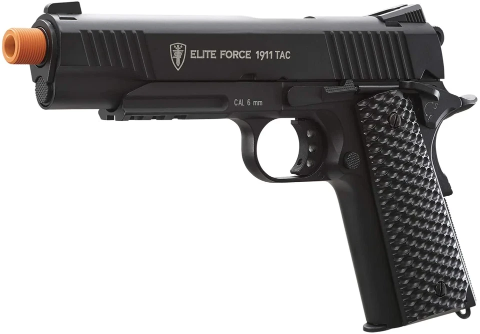 Elite Force 1911 TAC 6mm CO2 BB Airsoft Pistol - Black