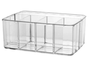 STORi Clear Plastic 5-Compartment Organizer, 10" x 7" - Picture 1 of 4