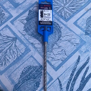 Bosch Hc4c2011 Bulldog Tough Drill Bit 3/16”x6” - Picture 1 of 3