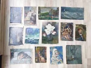 13 Stk. Konvolut kleines Gemälde Studie Bild - Sammlernachlass Russische Kunst - Bild 1 von 9