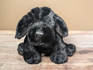 GANZ Webkinz Black Lab Labrador Retriever Dog Puppy Plush Stuffed Toy 8” No Code - Picture 1 of 5