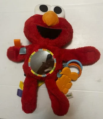 Juguete de peluche Bright Starts Sesame Street Elmo Take-Along Travel Buddy On-The-Go en muy buena condición Foto 1 de 4