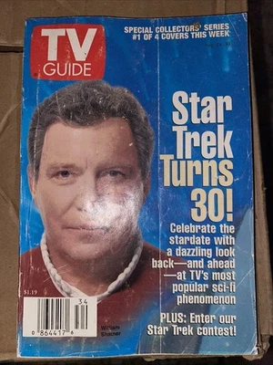 Star Trek Turns 30, Collectors Covers TV Guide, Aug 1996  - Image 1 of 4