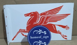 Pegasus Porcelain Enamel Sign 18 x 10 Inches 2 Sides - Picture 1 of 7
