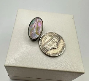 Antik Vintage Perlmutt Abalone Muschel Kleidung Kralle Dessous Clip? Lesen - Bild 1 von 8