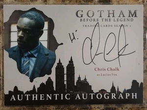 GOTHAM Before The Legend Season 2 Autograph Card -CC (CHRIS CHALK AS LUCIUS FOX) - Picture 1 of 2