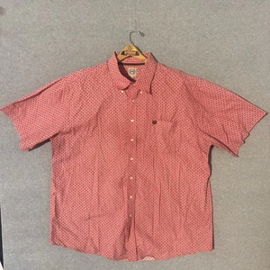 Camicia RCA con bottoni 2XL modello rosso manica corta western cowboy - Foto 1 di 6