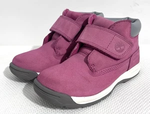 Timberland Timber Tykes TD Boots Mädchen Stiefeletten US 11 Leder Pink Logo - Bild 1 von 17