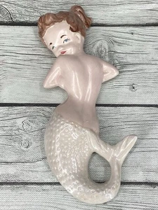 Vintage Mermaid Wall Bath Decor Plaque MCM 1960's - Picture 1 of 9