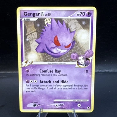 Pokemon TCG Rising Rivals Gengar GL 40/111 Non-Holo Rare LP - Image 1 of 2