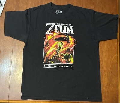 Футболка Legend of Zelda | Restore Peace to Hyrule | мужская размер XL - Изображение 1 из 4