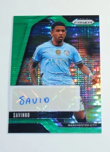 2024-25 Panini Prizm EPL Savinho Green Pulsar Prizm Auto #S-S Manchester City - Foto 1 di 3