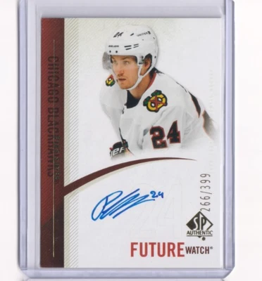 2020-21 SP Authentic Future Watch AUTO Pius Suter /399 Chicago Blackhawks - Image 1 of 2