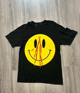 Vlone Watchmen Smiley Logo Die Lit T Shirt Size Small Rare - Picture 1 of 6