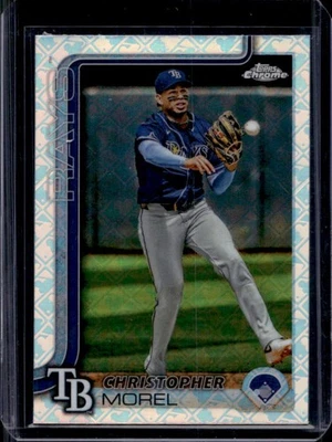 2025 Topps Chrome LogoFractor Christopher Morel #64 Rays - Image 1 of 2