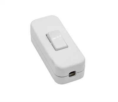 Schalter Zwischenschalter Schnurschalter weiß für 3 Adern - Bild 1 von 2