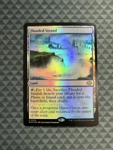 MTG Flooded Strand #0220 Foil Raro Orizzonti Moderni 3 (MH3) - Foto 1 di 4
