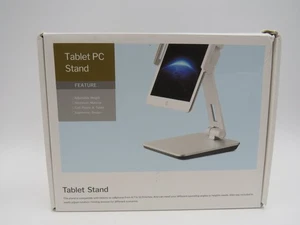 Tablet PC Stand Holder Tightness Adjustable Multi-Angle Foldable Eye Silver NEW - Picture 1 of 3