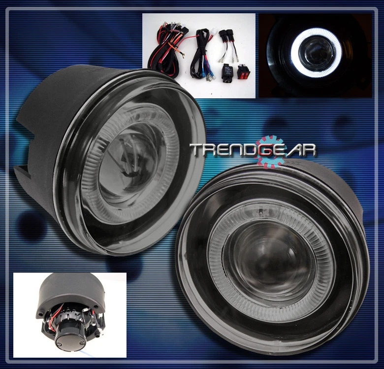 DAKOTA DURANGO COMMANDER GRAND CHEROKEE RAIDER HALO PROJECTOR FOG LIGHTS SMOKE - Image 1 of 1