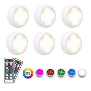 Remote Control RGBW Ambient Night Lights (Set of 6) - Picture 1 of 5